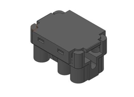 5-Pin Wiring Loom Connector for Door Mirror Switch. Porsche 964 / 993 - 96461284700 - 96461284700